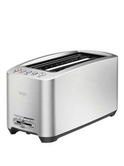 Sage By Heston Blumenthal Bta830Uk 4-Slice Long Toaster - Brushed Stainless Steel Sage By Heston Blumenthal Bta830Uk 4-Slice Long Toaster - Brushed Stainless Steel
